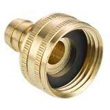 Swivel Female Garden Hose to Hose Barb - Swivel Connector - Brass Garden Hose Fittings